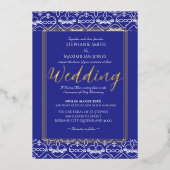 Elegante katholische Einladung zur Hochzeit (Vorderseite)