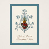 Elegante katholische Gastgeschenk Hochzeit Card (Vorderseite)