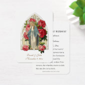 Elegante katholische Gastgeschenk Hochzeit Jungfra (Schreibtisch)