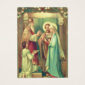 Elegante katholische Mary & Joseph Wedding Holy Ca (Vorderseite)