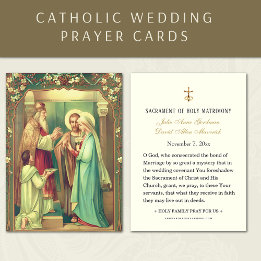 Elegante katholische Mary & Joseph Wedding Holy Ca