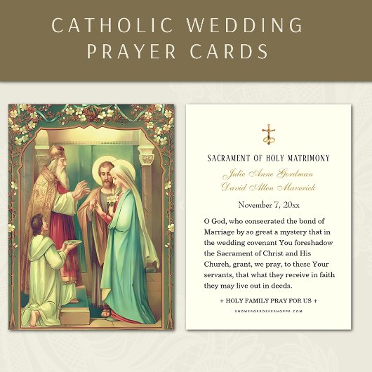Elegante katholische Mary & Joseph Wedding Holy Ca