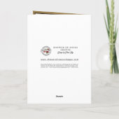 Elegante katholische Priester Gold Jungfrau Mary Karte (Rückseite)