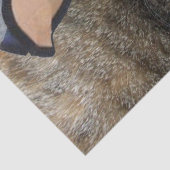 ELEGANTE KATZE MIT DIVA HAT, PINK ROSES Mutter Day Seidenpapier (Detail)