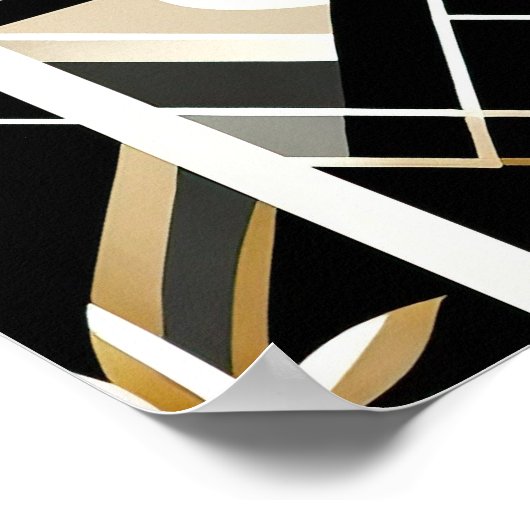 Elegante Katze Poster (Ecke)