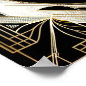 Elegante Katze Poster (Ecke)