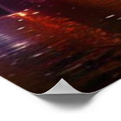 Elegante Kerala Naturlandschaft mit Kokospalmen Poster (Ecke)