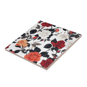 Elegante Keramik Fliesen für die Rose