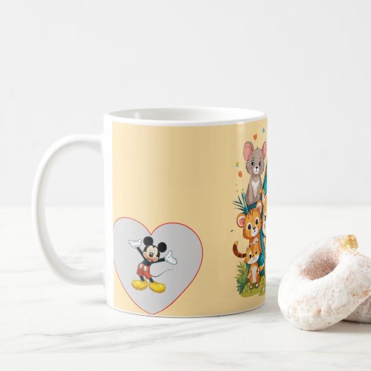 Elegante Keramik-Komfort-Kaffeetasse Kaffeetasse (Mit Donut)