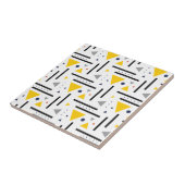 Elegante Keramik mit modernen geometrischen Muster Fliese (Seite)