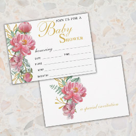 Elegante Kinderdusche lädt ein Einladung