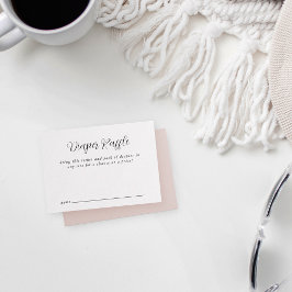 Elegante Kinderduschmaschine Windelwanne Begleitkarte