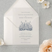 Elegante Kirche Santa Maria delle Grazie Einladung