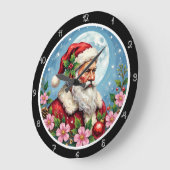 Elegante Kirche Santa Maria delle Grazie Große Wanduhr (Winkel)