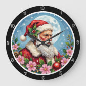 Elegante Kirche Santa Maria delle Grazie Große Wanduhr (Vorderseite)