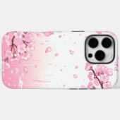 Elegante Kirschblüte Case-Mate iPhone Hülle (Rückseite (Horizontal))