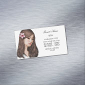 Elegante Kirschblüte Magnetische Visitenkarte (Beispiel)