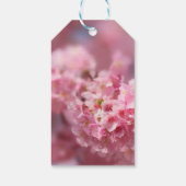 Elegante Kirschblüte Sakura Naturhochzeit Geschenkanhänger (Rückseite)