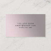 Elegante Kirschblüten FRÜHLING Rosa-Visitenkarten Visitenkarte (Rückseite)