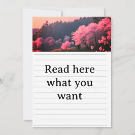 Elegante Kirschblüten-Hochzeitseinladung - Romanti Einladung