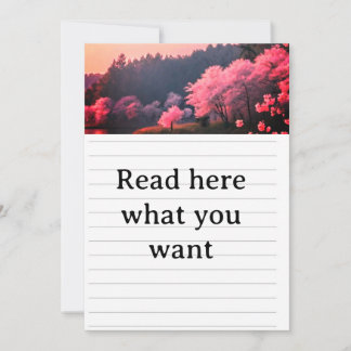 Elegante Kirschblüten-Hochzeitseinladung - Romanti Einladung