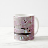 Elegante Kirschblüten Kaffeetasse (VorderseiteRechts)