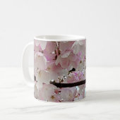 Elegante Kirschblüten Kaffeetasse (Vorderseite Links)