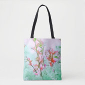 Elegante Kirschblüten Klassische Tote Tasche (Vorderseite)