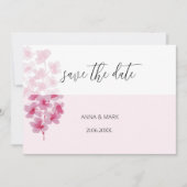 Elegante Kirschblüten Wasserfarben Handgemalt (Vorderseite)