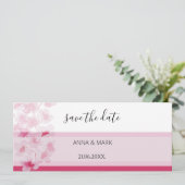 Elegante Kirschblüten Wasserfarben Handgemalt (Stehend Vorderseite)