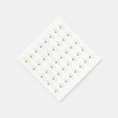 elegante, klare und einfache Liebe, weiß Serviette (Ecke)