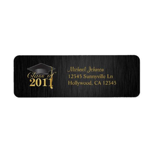 Elegante Klasse 2011 Schwarz / Gold (Vorne)