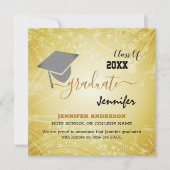 Elegante Klasse 20XX, Foto, Topper-Abschluss Einladung (Vorderseite)