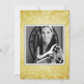 Elegante Klasse 20XX, Foto, Topper-Abschluss Einladung (Rückseite)