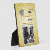 Elegante Klasse 20XX, Foto, Topper-Abschluss Fotoplatte (Seite)