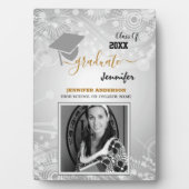 Elegante Klasse 20XX, Foto, Topper-Abschluss Fotoplatte (Vorderseite)