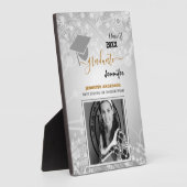 Elegante Klasse 20XX, Foto, Topper-Abschluss Fotoplatte (Seite)