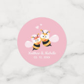 Elegante Klasse bedeutet, farbenfrohe Hochzeitsfei Konfetti (Klein Vorderseite)