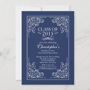 Elegante Klasse der Einladung zur Graduation Party