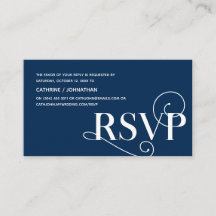 Elegante Klasse, Navy Blue Script, UAWG Response