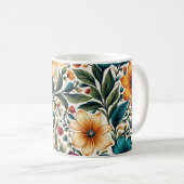 Elegante Klasse Schöne Farbenfrohe Kunst, Dichtung Kaffeetasse (VorderseiteRechts)