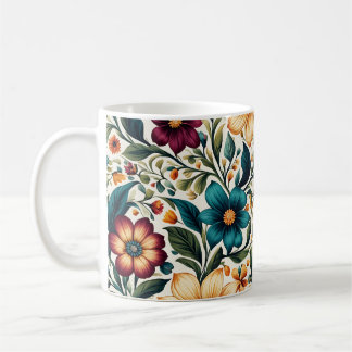 Elegante Klasse Schöne Farbenfrohe Kunst, Dichtung Kaffeetasse