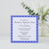 Elegante, klassische Abschlussfeier Einladung (Stehend Vorderseite)