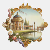 Elegante klassische Ästhetik - Zeitlose Schönheit  Ornament Karte (Rückseite)