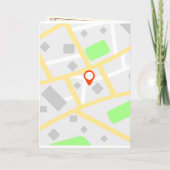 Elegante klassische Creme- und Gold Monogram-Hochz Einladung (Rückseite)