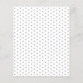 elegante klassische Dankeschön Hochzeit verblasste (Rückseite)