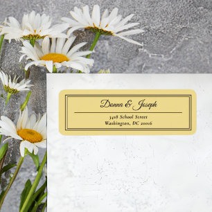 Elegante klassische falsche Gold-Hochzeitsrücksend