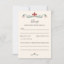 Elegante klassische Fleur-de-Lis-Hochzeit