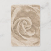 Elegante klassische florale rustikale Hochzeiten D Begleitkarte (Rückseite)