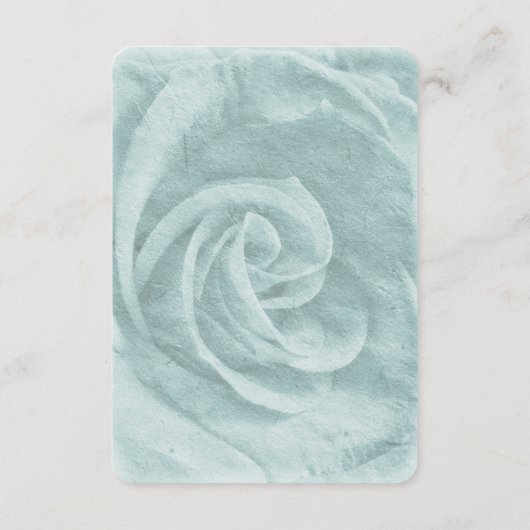 Elegante klassische florale rustikale Hochzeiten D Begleitkarte (Rückseite)